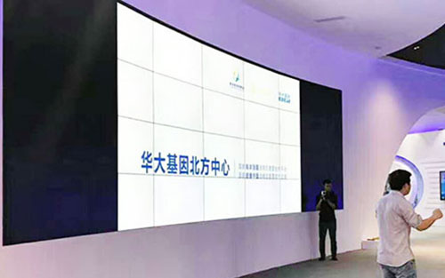 曲面拼接屏顯示方案，曲面拼接屏效果圖